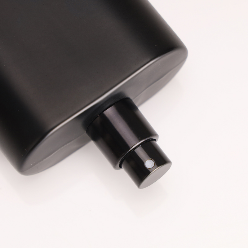 Clear Square Perfume Bottle With Magnetic Cap