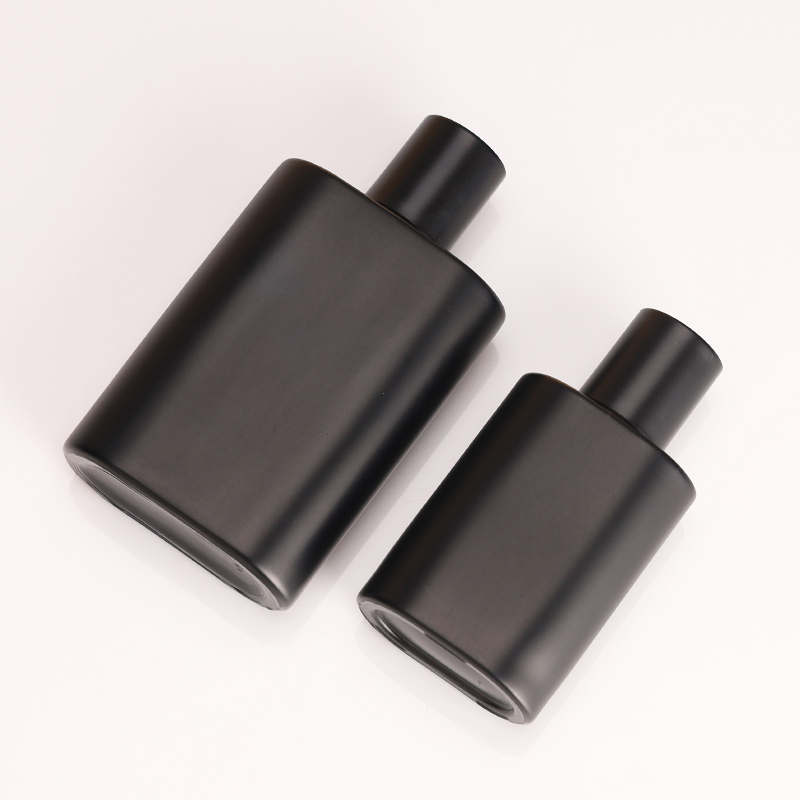 Clear Square Perfume Bottle With Magnetic Cap