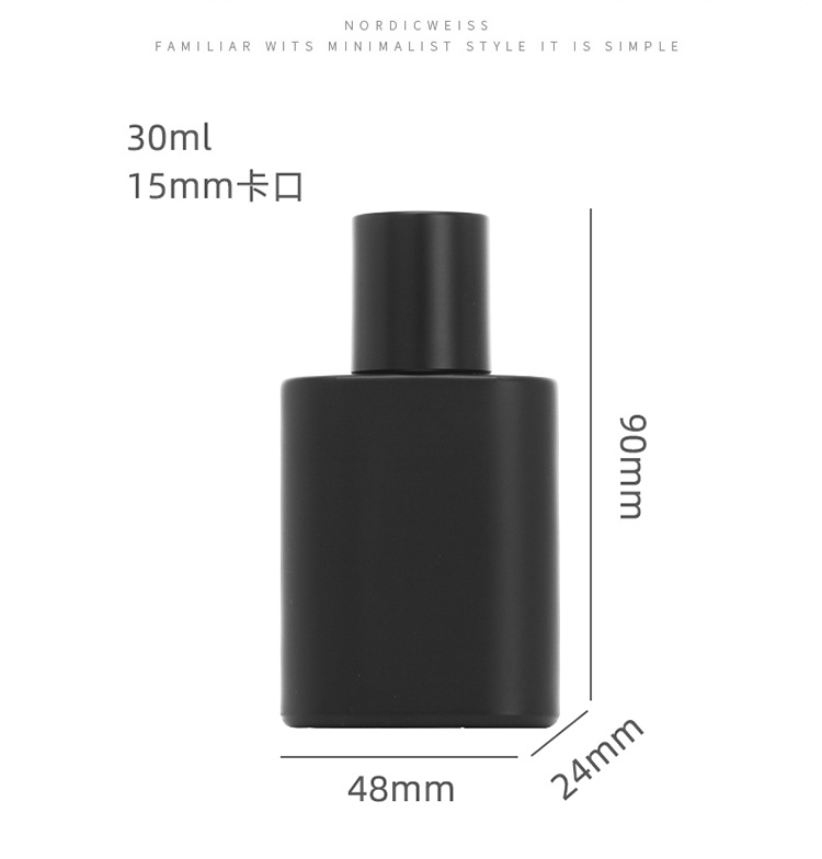clear square perfume bottle