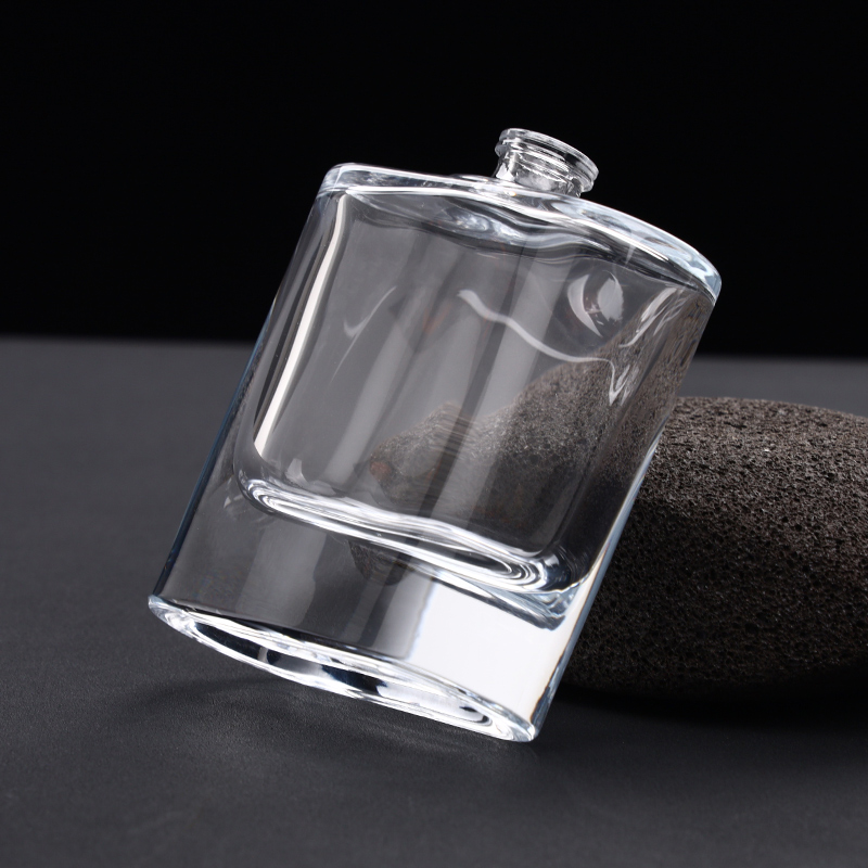 Minimalist Square Glass Perfume Bottle