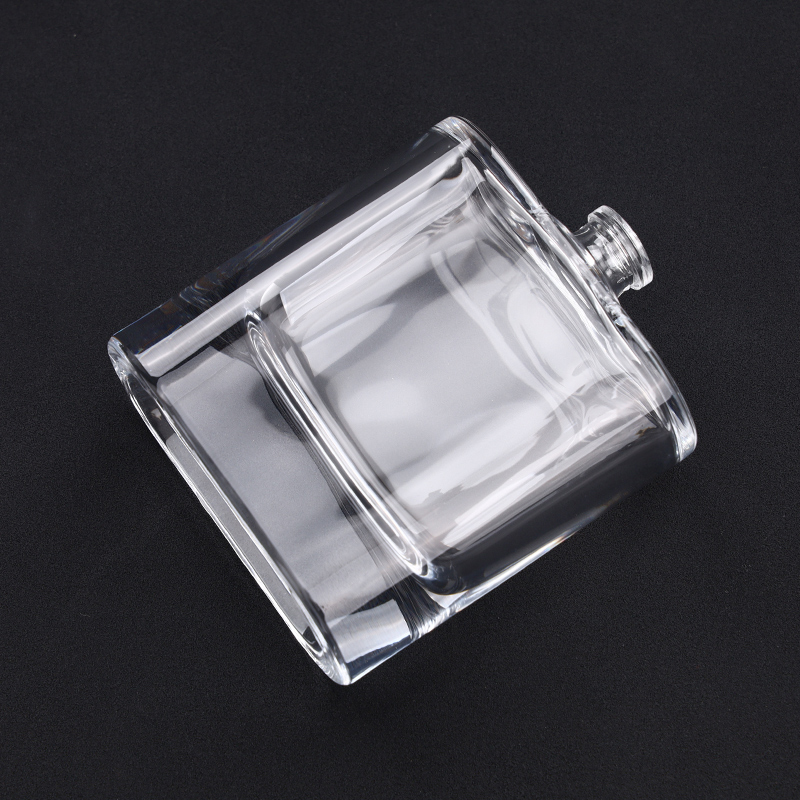 Minimalist Square Glass Perfume Bottle