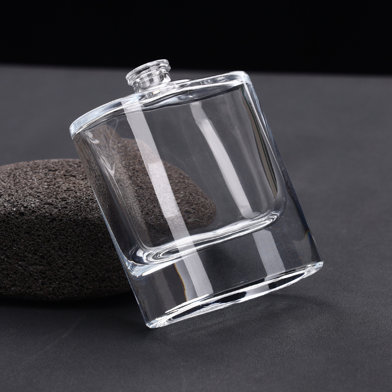 Minimalist Square Glass Perfume Bottle