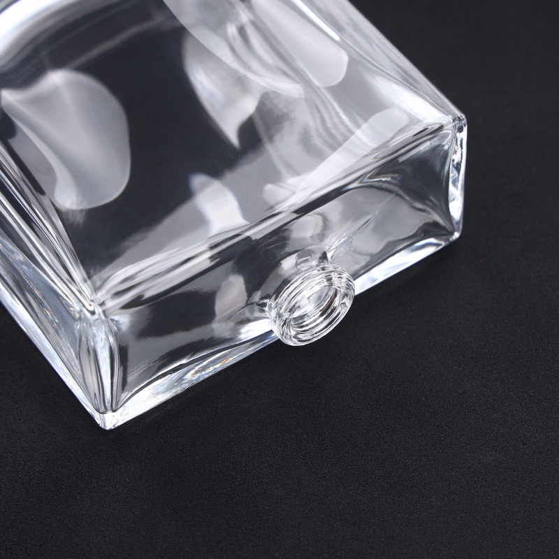 Small Square Perfume Bottle With Screw Neck For Travel