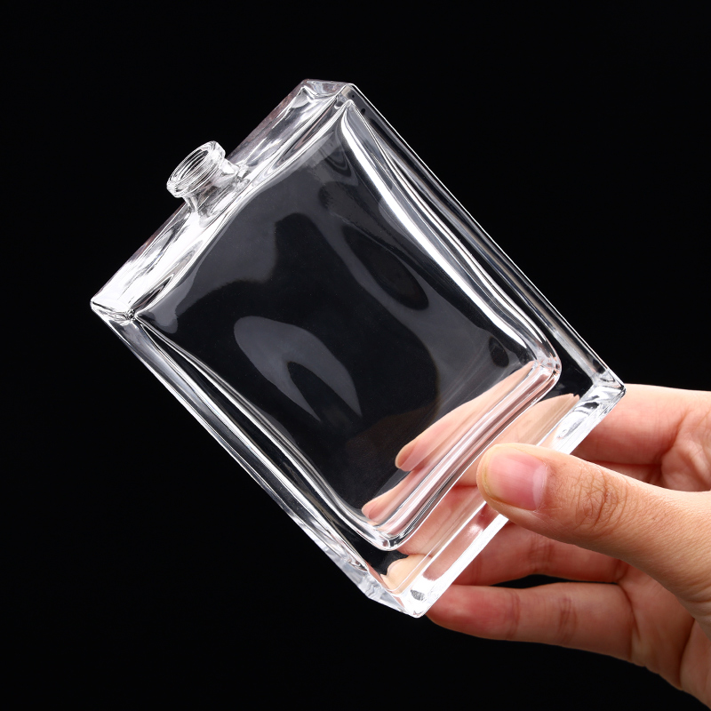 Small Square Perfume Bottle With Screw Neck For Travel