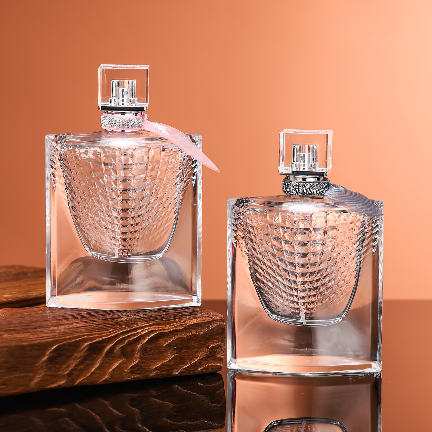 Custom Square Glass Perfume Bottle With Logo