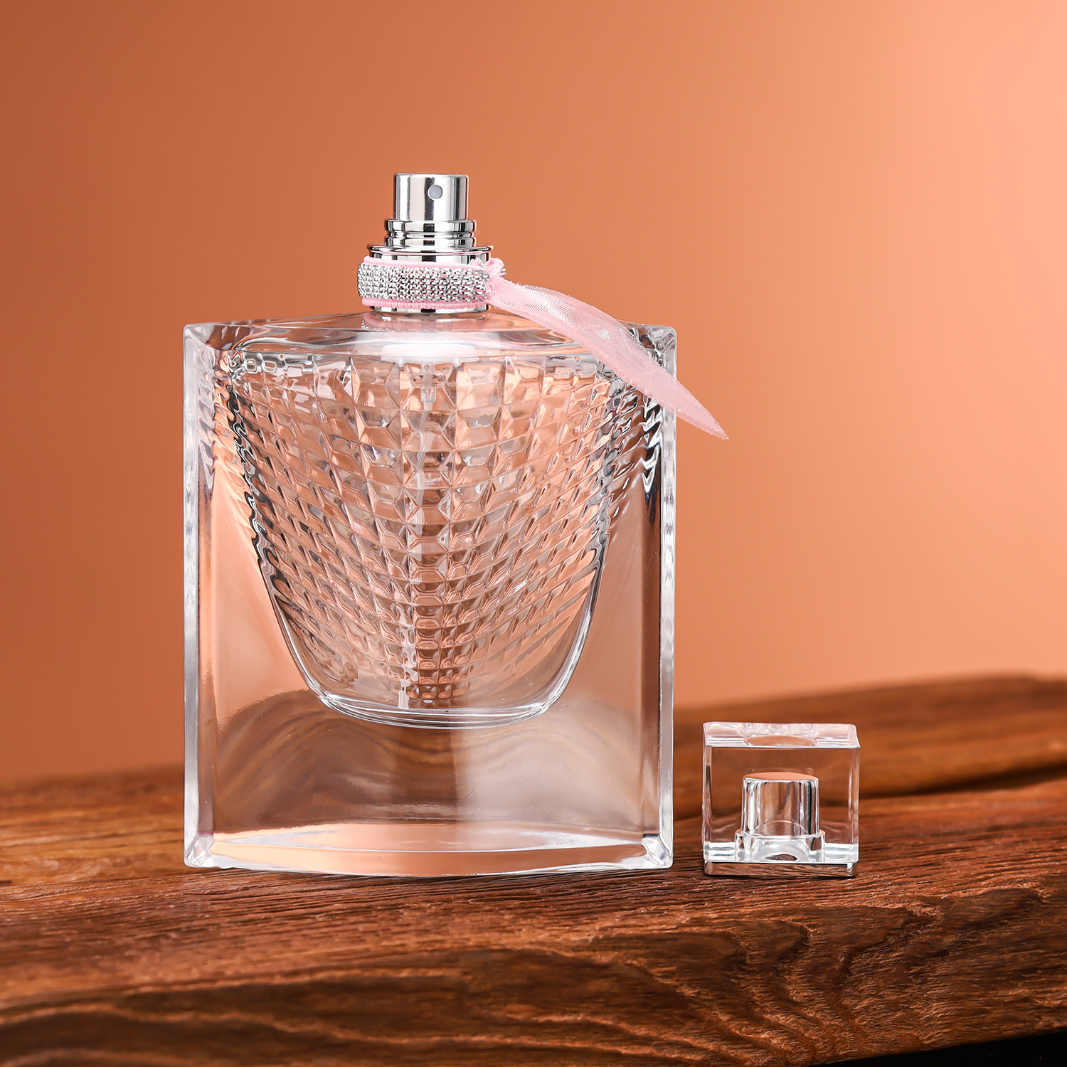 Custom Square Glass Perfume Bottle With Logo