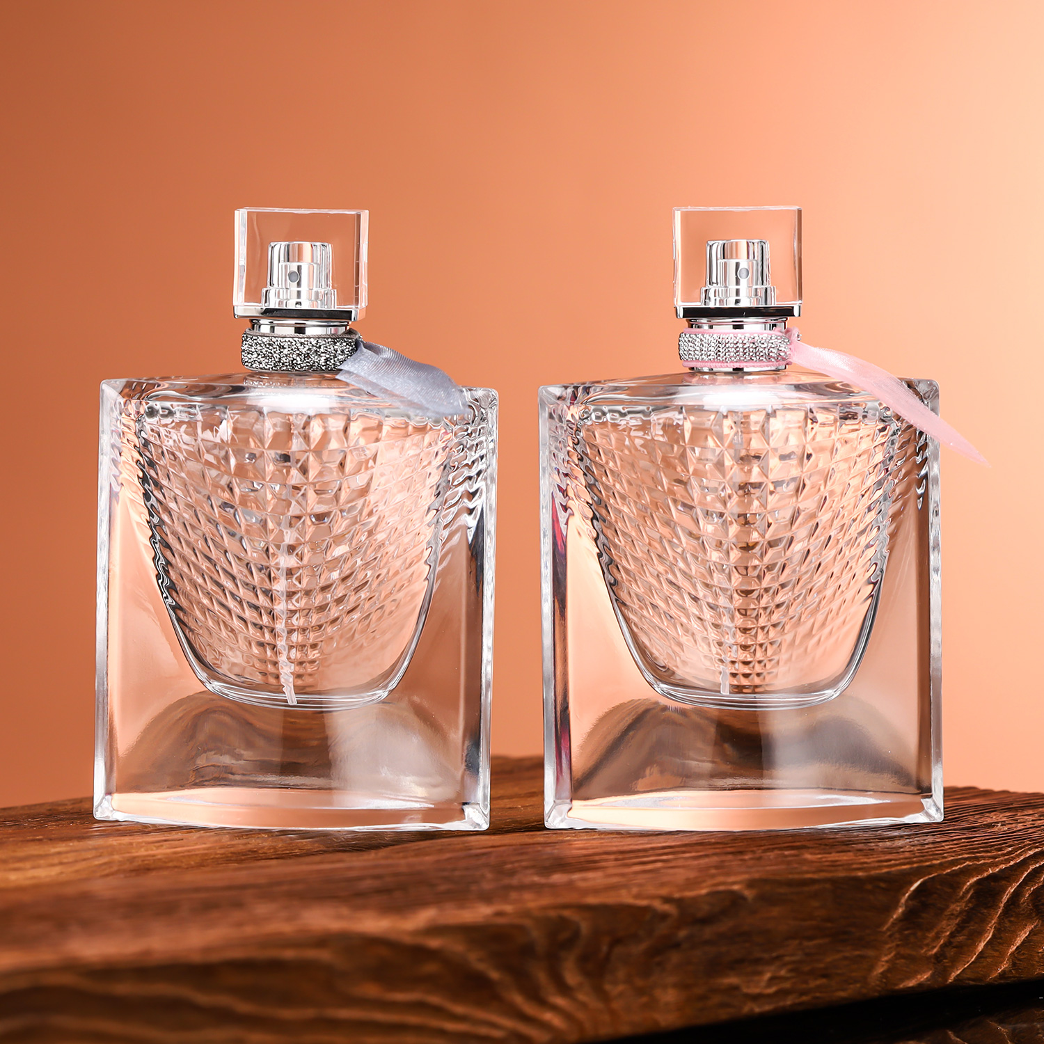 Custom Square Glass Perfume Bottle With Logo