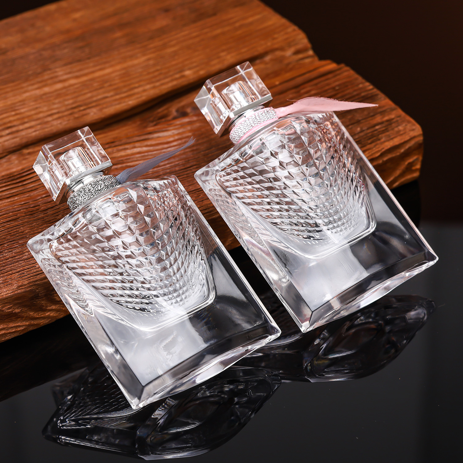 Custom Square Glass Perfume Bottle With Logo