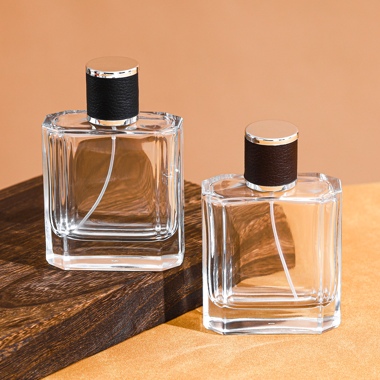 Refillable Square Perfume Bottle In Bulk For Fragrance