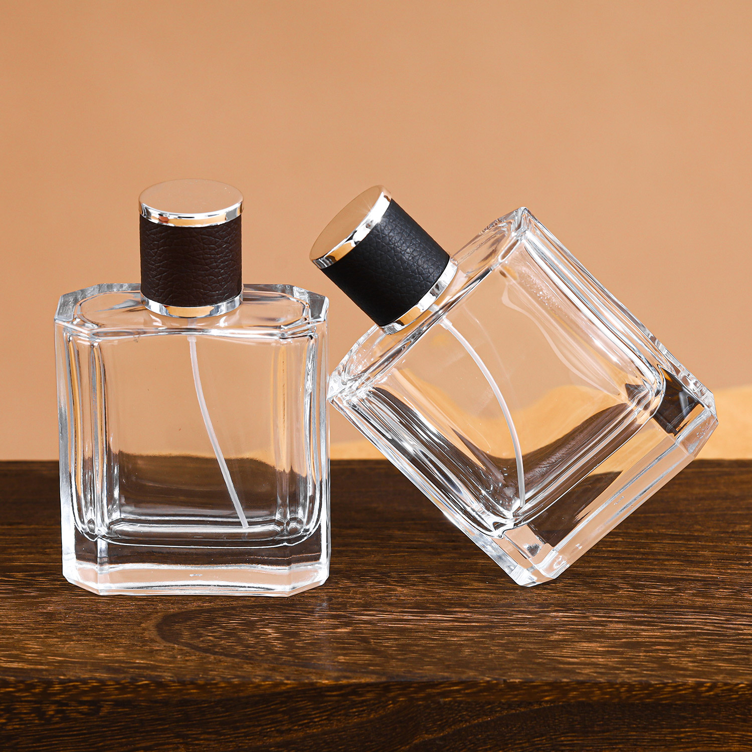 Refillable Square Perfume Bottle In Bulk For Fragrance