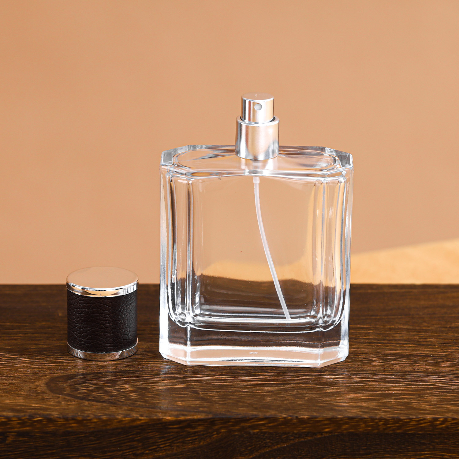 Refillable Square Perfume Bottle In Bulk For Fragrance