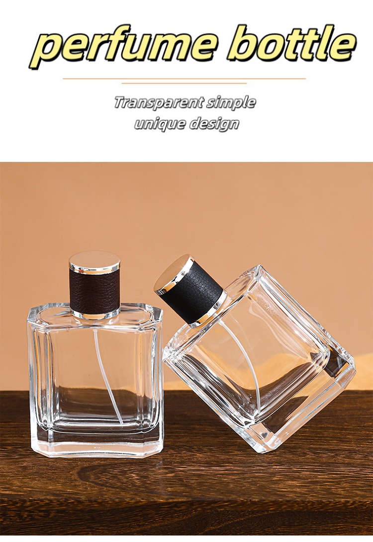 refillable square perfume bottle