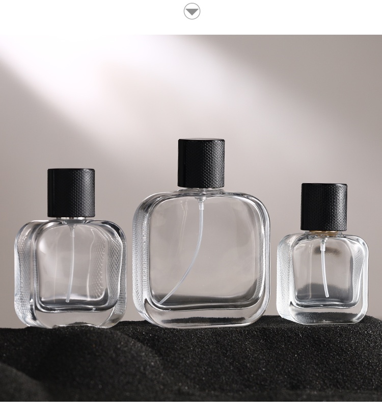 elegant square perfume bottle