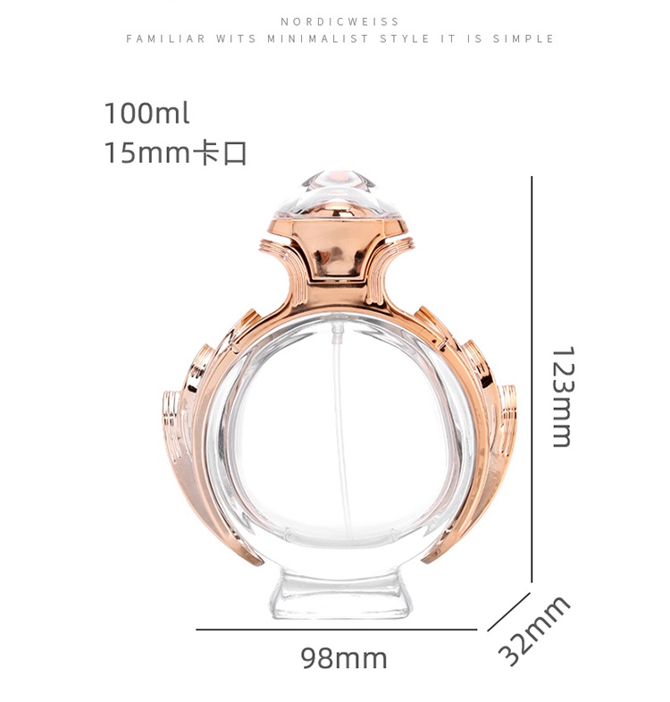 crystal style perfume bottle