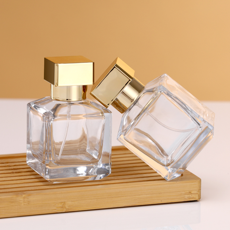 Elegant Crystal Glass Perfume Bottle With Custom Logo