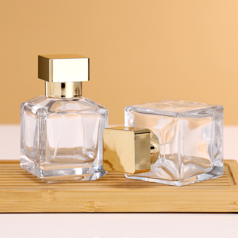 Elegant Crystal Glass Perfume Bottle With Custom Logo