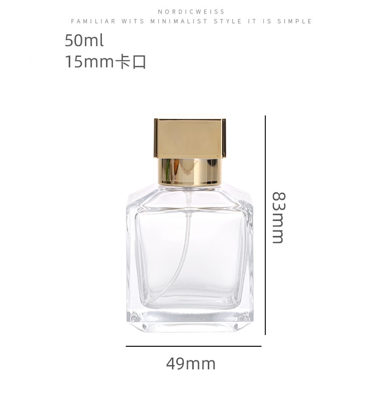 crystal glass perfume bottle