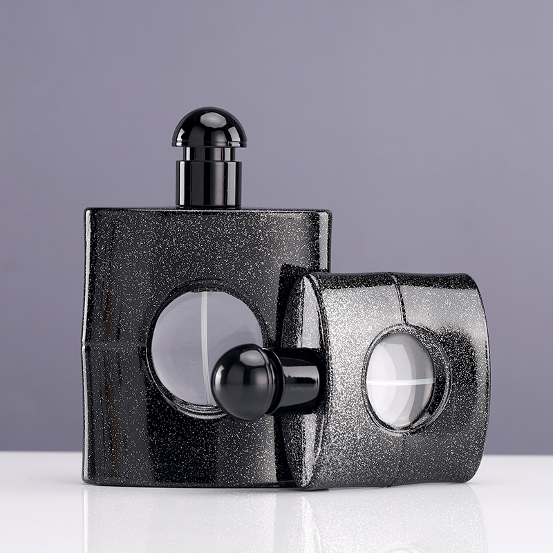 Crystal Clear Glass Perfume Bottle With Magnetic Cap