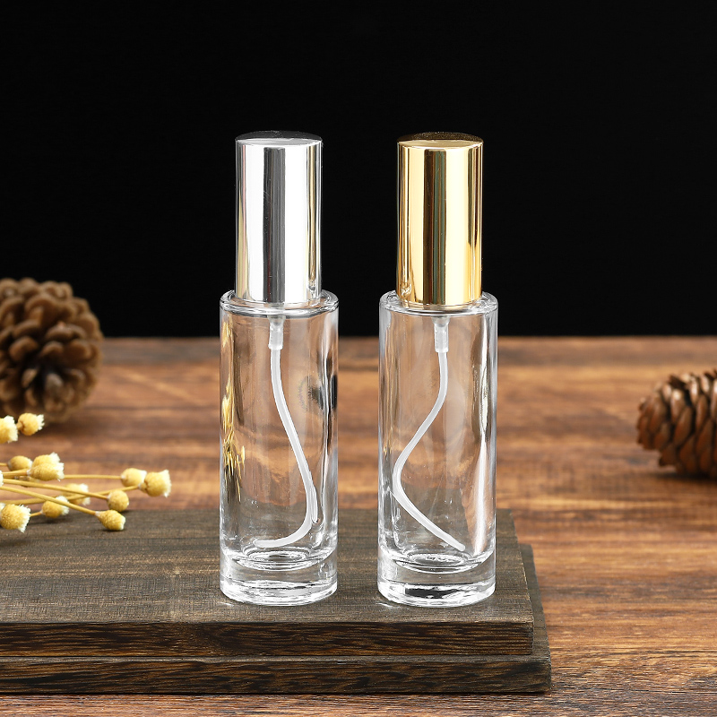 Refillable 10ml Perfume Bottle With Clear Glass Body
