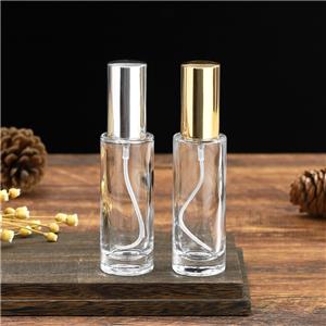 투명 유리 바디의 10ml 리필 가능 향수병