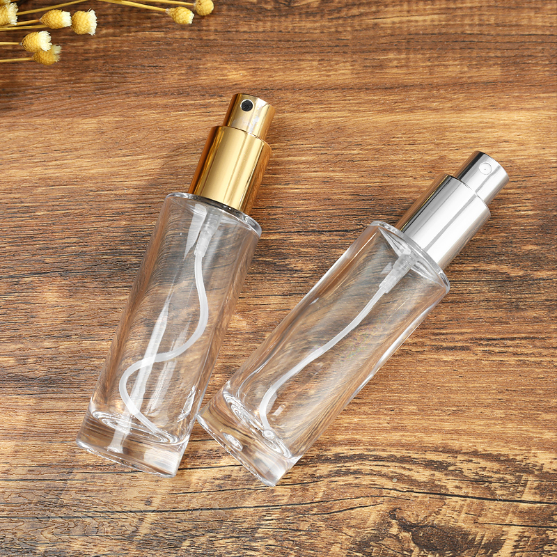 Refillable 10ml Perfume Bottle With Clear Glass Body