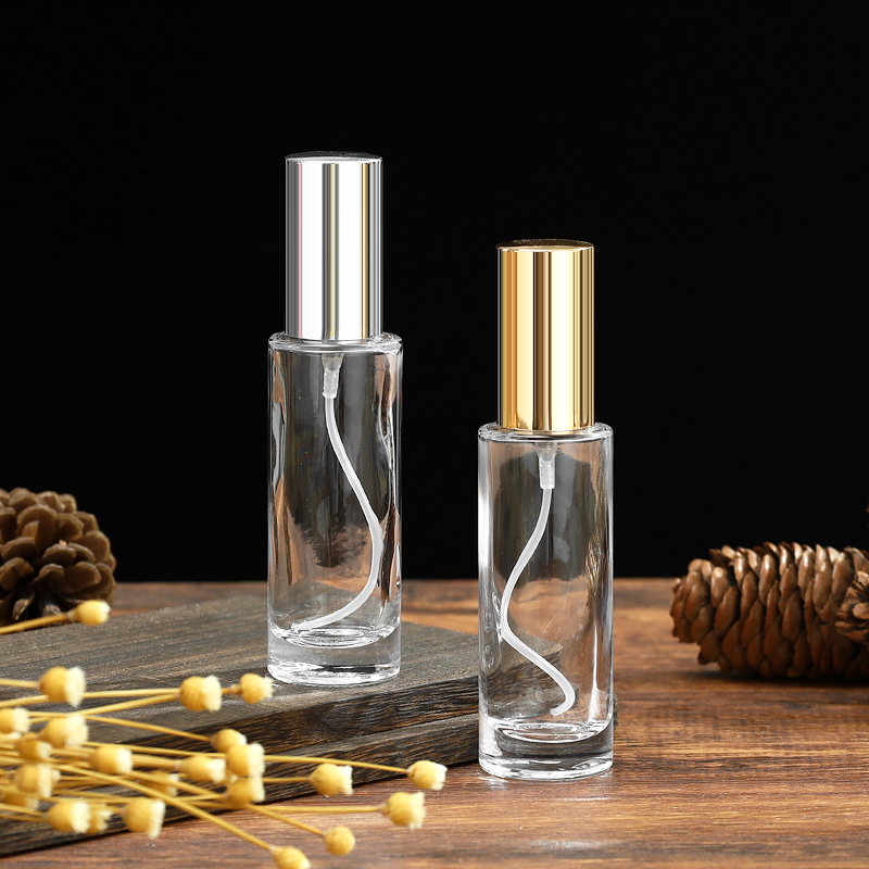 Refillable 10ml Perfume Bottle With Clear Glass Body