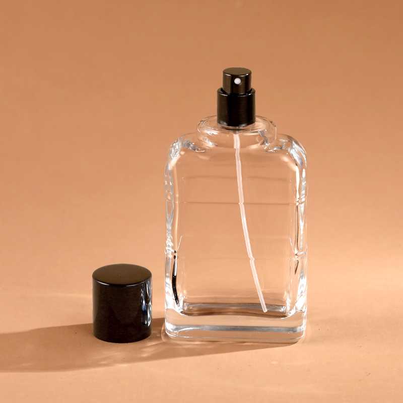 50ml Refillable Glass Perfume Bottle With Gold Atomizer