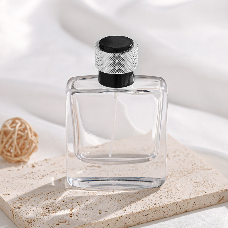 50ml Luxury Perfume Bottle With Silver Spray Pum