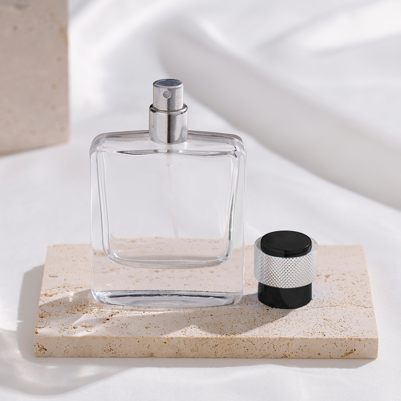 50ml Luxury Perfume Bottle With Silver Spray Pum