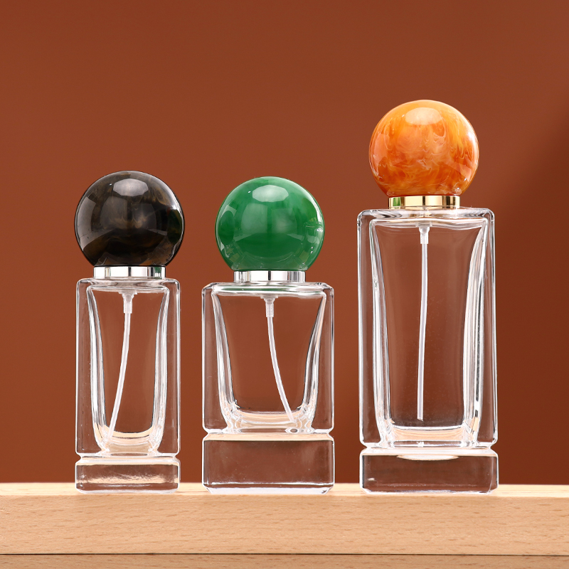Refillable 30ml Glass Perfume Bottle With Heavy Base