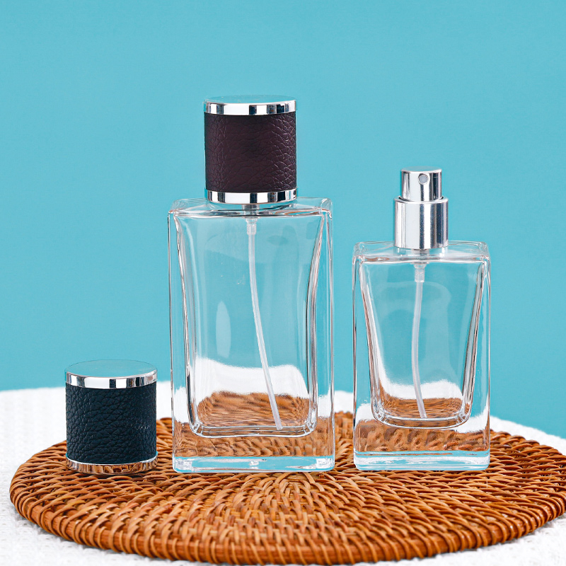 Elegant 40ml Glass Perfume Bottle With Spray Atomizer