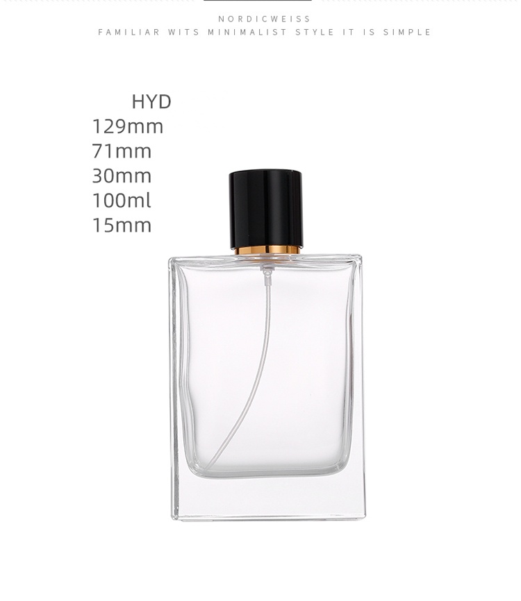 100ml glass perfume bottle