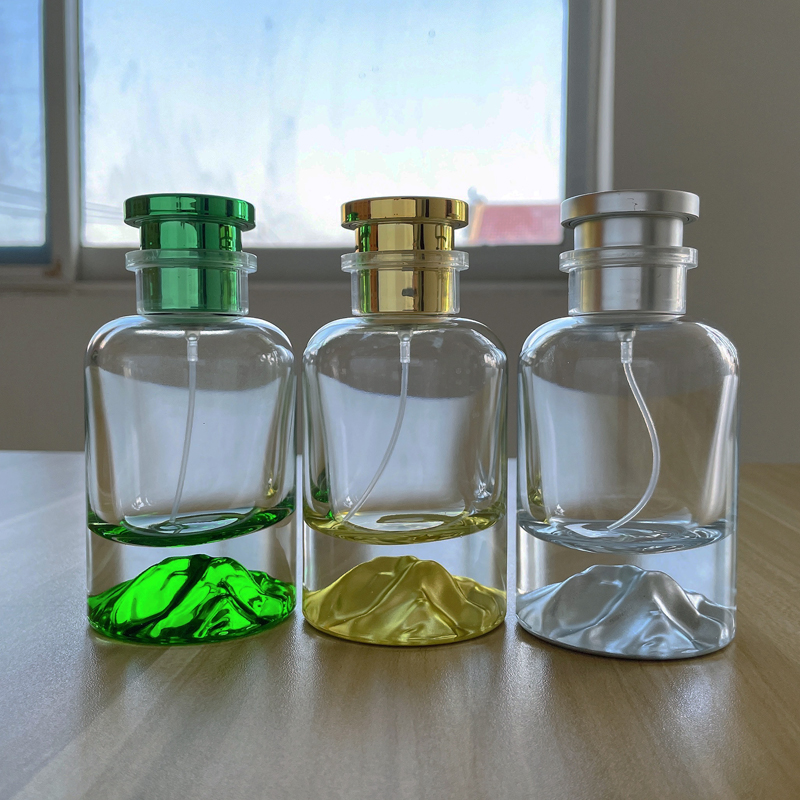 Refillable 100ml Glass Perfume Bottle With Large Capacity