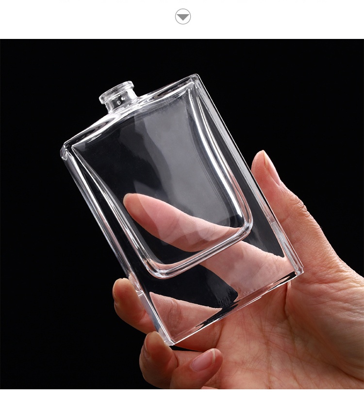 elegant glass perfume bottle