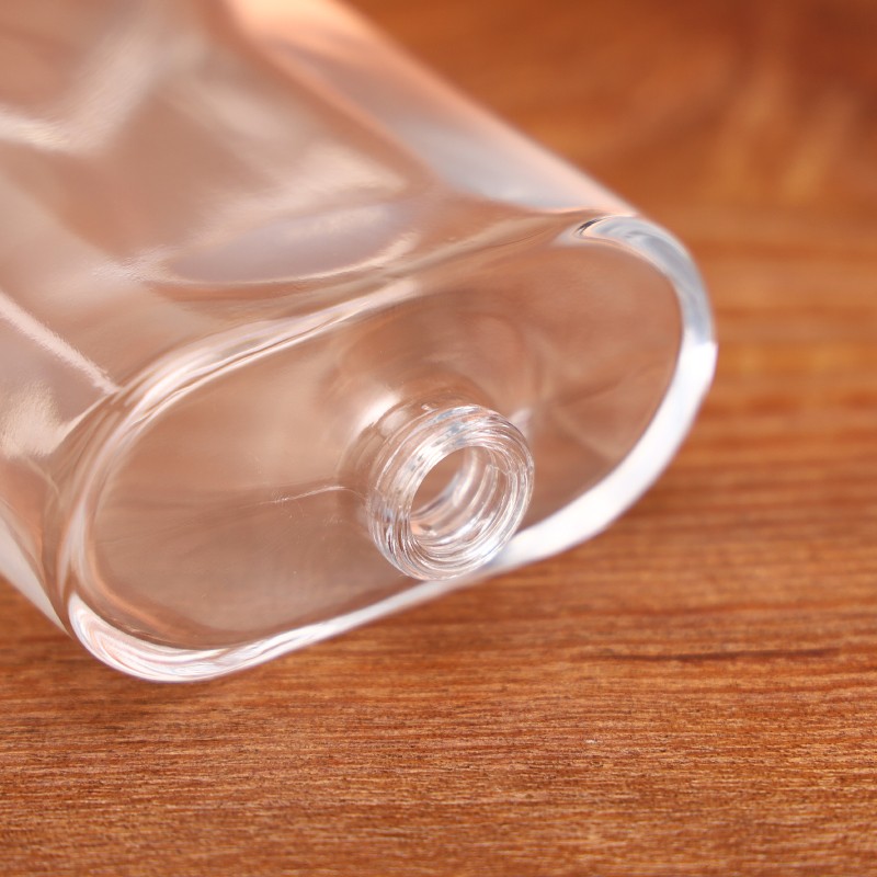 elegant finish glass bottle