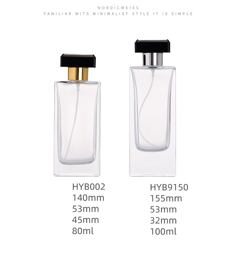 100ml glass perfume bottle