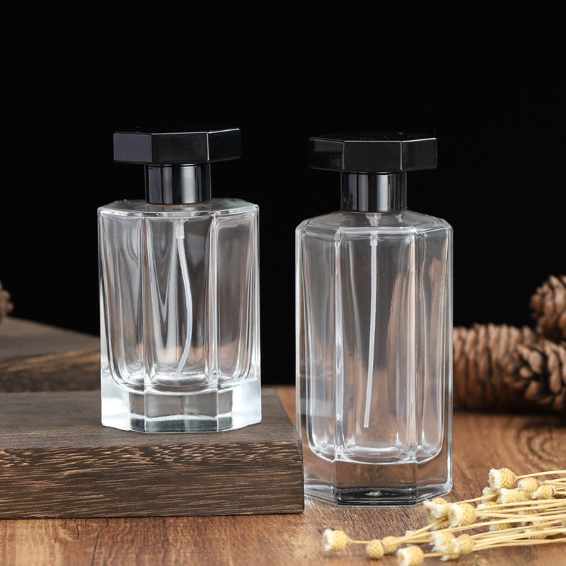 Refillable 100ml Perfume Bottle With Frosted Glass Finish