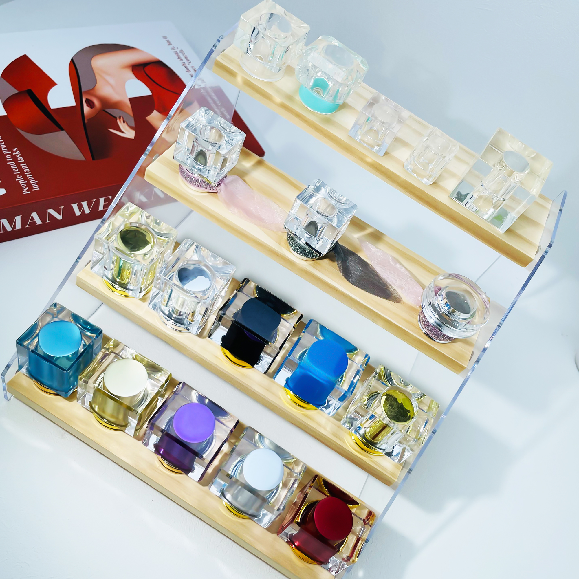 High-Quality Acrylic Cap For Perfume Use