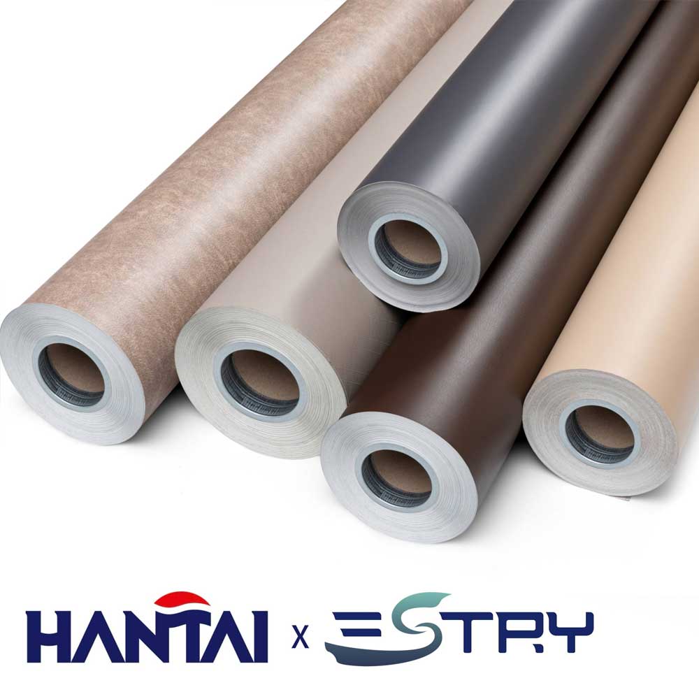 Cream Pvc Texture Supply Self Adhesive Matte Leather Texture PVC Film Wholesale Factory ...