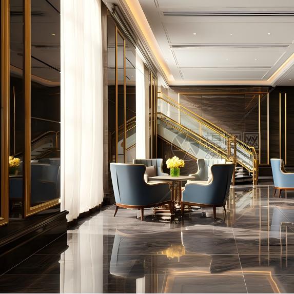 How can PET decorative film be used to enhance the style of office space?