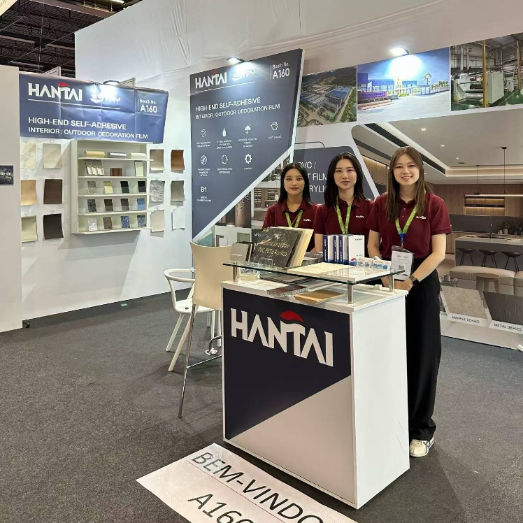 Guangdong Hantai Showcases PVC Decorative Film at Brazil FEICON 2026, Driving Global Demand for Interior Decoration Materials