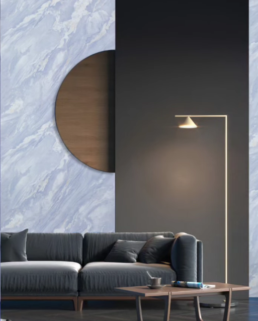 High Gloss Marble Decorative Pvc Film