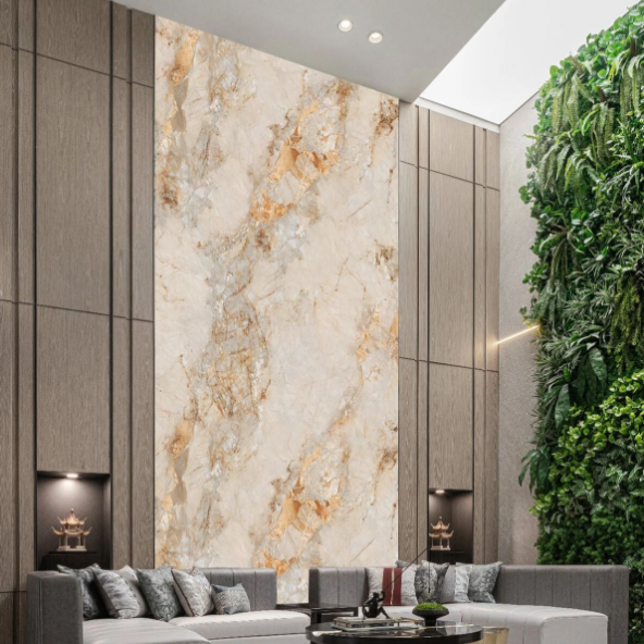 Bringing Stone Aesthetics to Life: How Hantai Acrylic Decorative Sheet Redefines High-End Interior Design