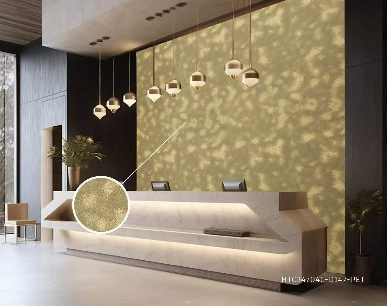 Phoenix Tail Lacquer PET Decorative Film