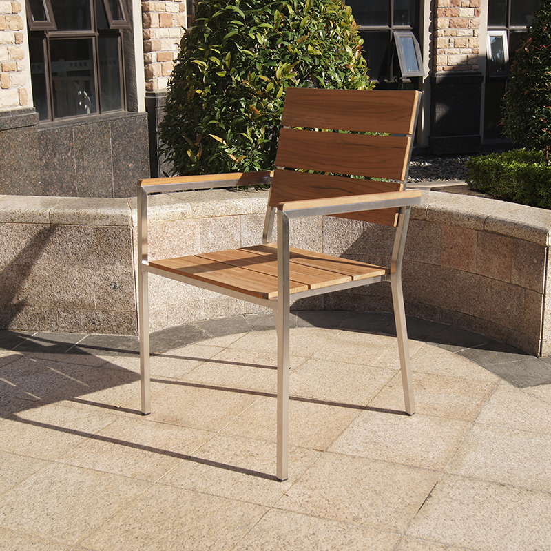 Teak Stainless Steel Garden Table And Chairs Sale