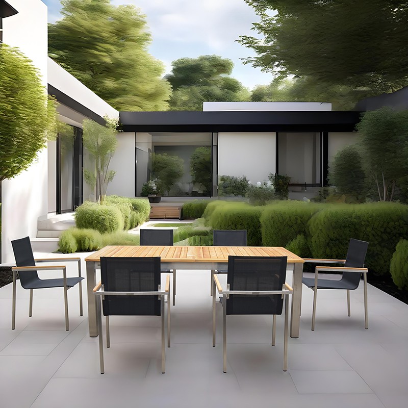 metal outdoor restaurant tables