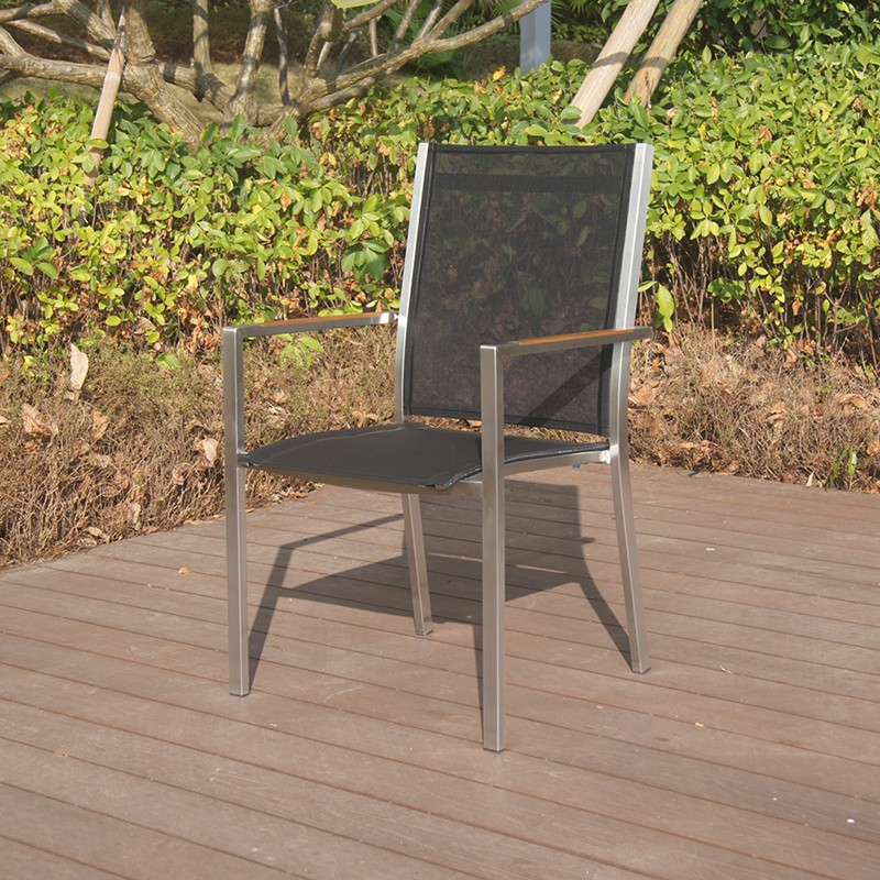 stainless steel garden table set