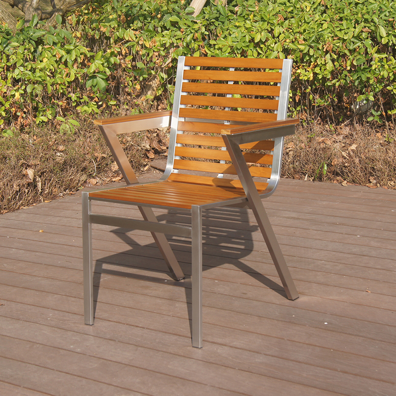 Stainless Steel Teak Outdoor Patio Garden Furniture