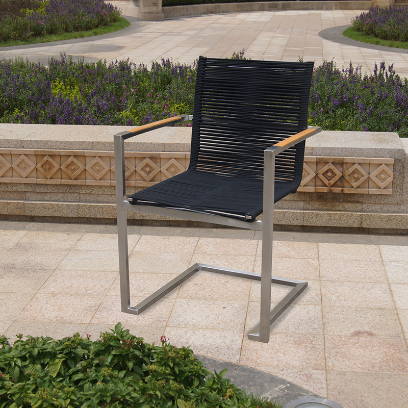 Outdoor Garden Granite Top Patio Dining Table Set