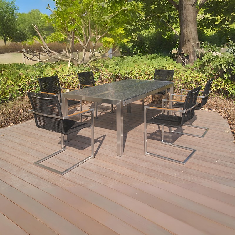 granite outdoor dining table